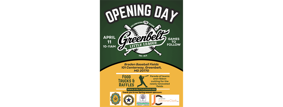 Opening Day is April 11th!